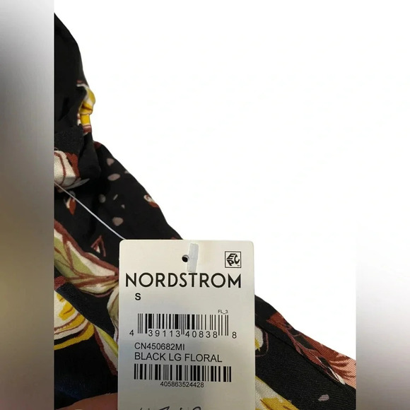 NWT Caslon Black Floral Sleeveless Maxi Dress - Picture 6 of 9